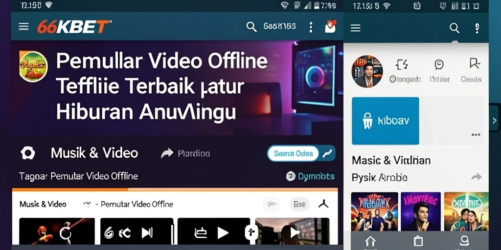Tampilan antarmuka 66KBET yang sederhana dan fungsional.