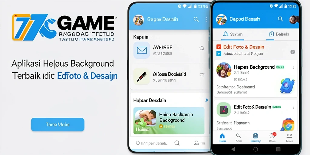 Tampilan antarmuka utama 7GAME yang sederhana dan fungsional.