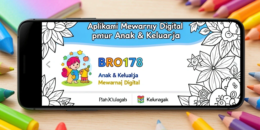 Antarmuka BRO178 yang ramah anak dengan berbagai pilihan warna.