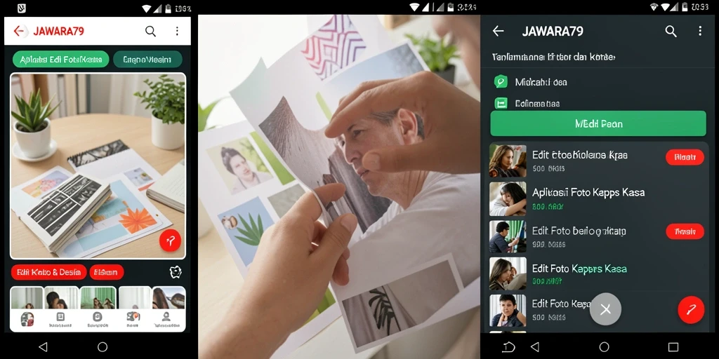 Antarmuka aplikasi JAWARA79 untuk Edit Foto Kertas Kaca yang intuitif dan menarik.