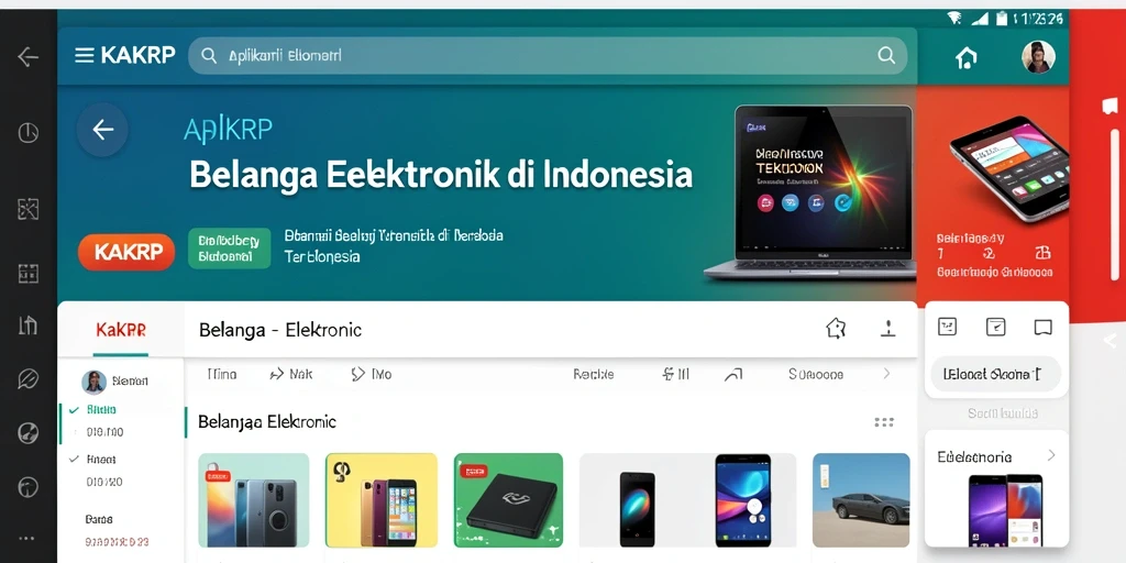 Tampilan antarmuka KAKRP yang modern dan user-friendly.