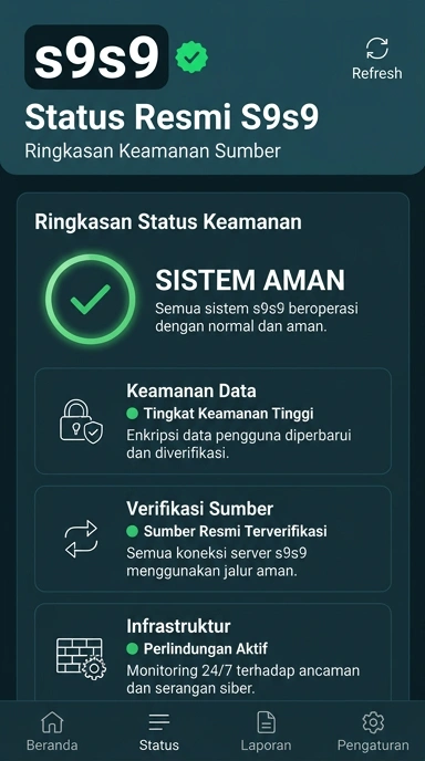 Kanal Resmi s9s9 untuk Pengguna Android di Indonesia